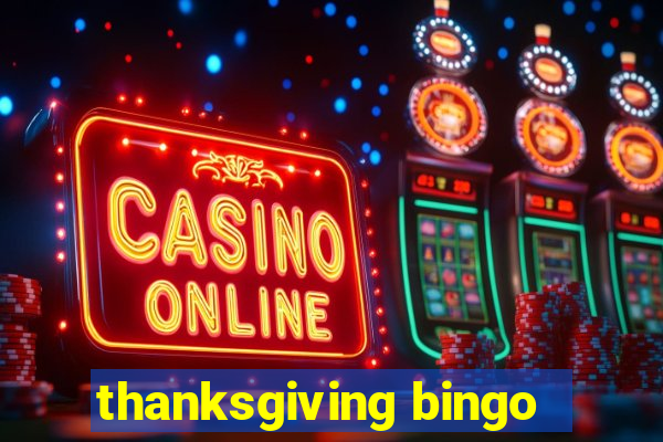 thanksgiving bingo