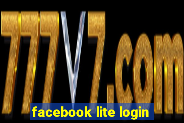 facebook lite login