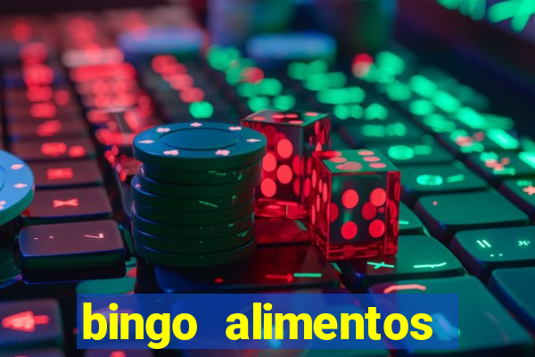 bingo alimentos para imprimir