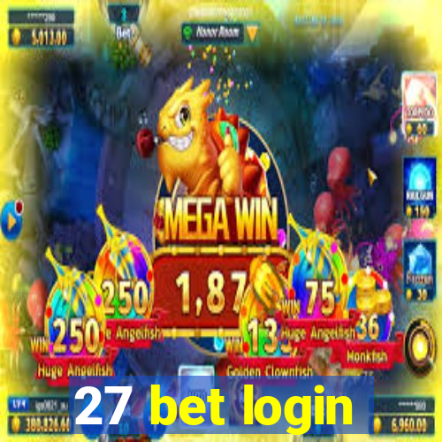 27 bet login